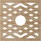 Ekena Millwork Chevron Wood Fretwork Pierced Ceiling Medallion, Red Oak, 26"OD x 6 3/4"ID x 3/8"T CMWP26X26X0375CHRO - alternate 4